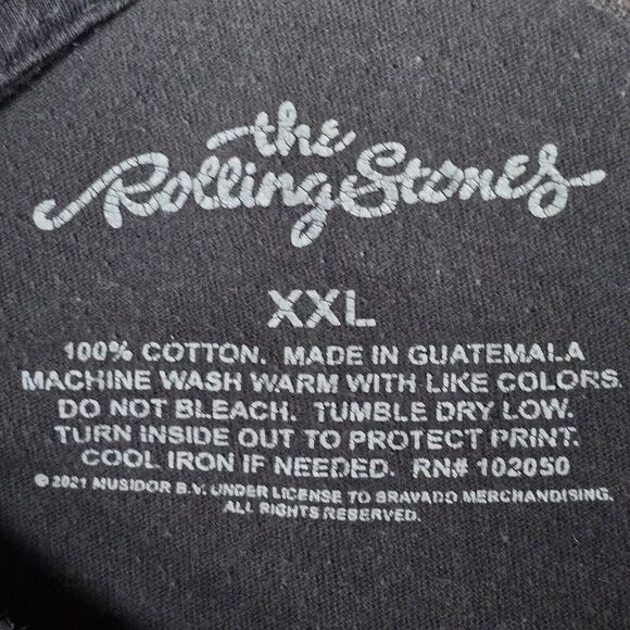The Rolling Stones North American 70s 1975 Us‎ Tour T Shirt Black Size XXL - Picture 14 of 15